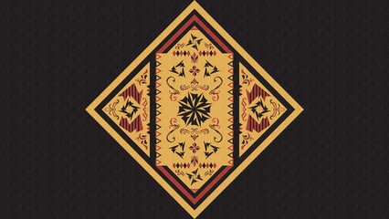 Obraz premium Vintage decorative illustrations Background – (antique, textile, fabric, decoration, texture, diamond, seamless, Ornament, golden)