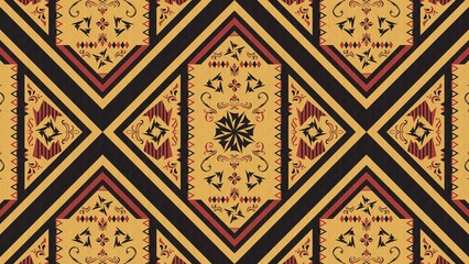 Vintage decorative illustrations Background – (antique, textile, fabric, decoration, texture, diamond, seamless, Ornament, golden)