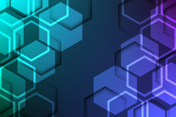 Obraz premium digital technology composition abstract background, 007