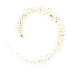 Abstract shiny gold glitter design element