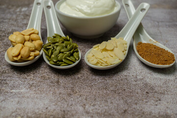 yogurt with nuts