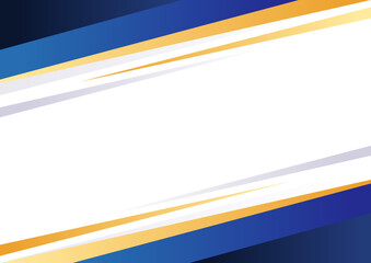 Obraz premium Modern blue and gold shape background