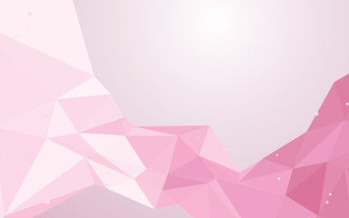 グラデーションのポリゴン背景