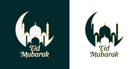 Eid Mubarak decorative vector design