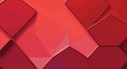 Dark Red vector layout with hexagonal shapes. eps10