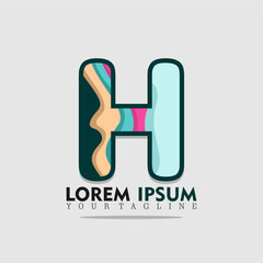 Letter Alphabeth icon and logo template. New design and elegant typographic concept. file EPS.