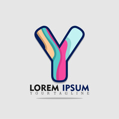 Letter Alphabeth icon and logo template. New design and elegant typographic concept. file EPS.