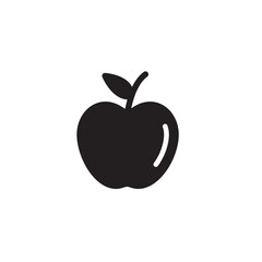 Fruit apple icon vector logo design template