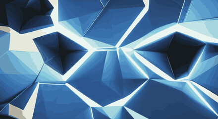 Dark blue vector layout with hexagonal shapes
