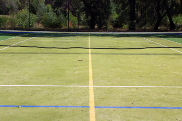 tennis court yard