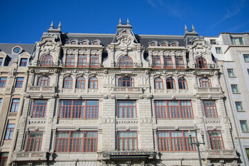 Fototapeta premium View and architecture of the beautiful town of Porto in Portugal