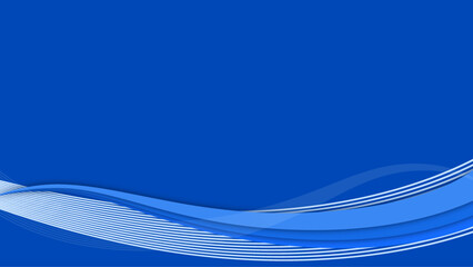 Blue wave, water wave, lines, blue sky background. Vector texture design poster banner abstract blue wallpaper background.
