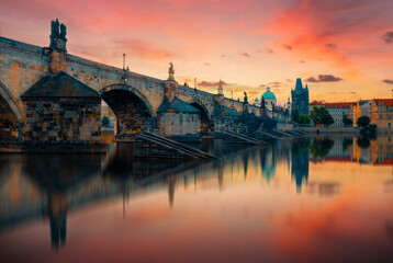 Obraz premium charles bridge prague