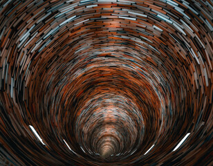 tunnel of books