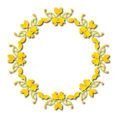 Fototapeta premium frames in vintage style with elements of ornament, art, pattern, background, texture