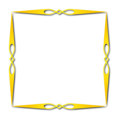 Fototapeta premium frames in vintage style with elements of ornament, art, pattern, background, texture