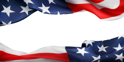 American flag cut out