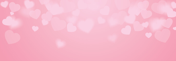 Pink sweet hearts background - love design for valentines day - mothers day