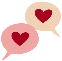 Love Speech Bubbles