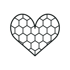 Obraz premium Valentine heart for your design.