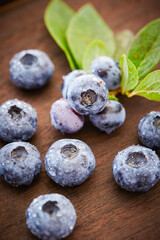 blueberries on wooden background, blueberries	