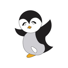 Penguin Vector outline