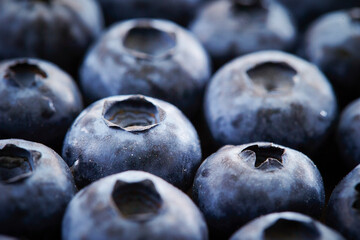 blueberries close up