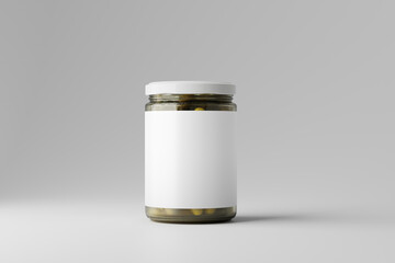 pickle jar mockup