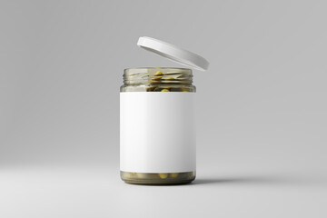 pickle jar mockup