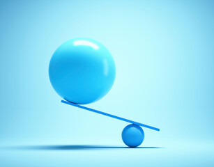 Geometrical elements on balance. Impossible equilibrium.