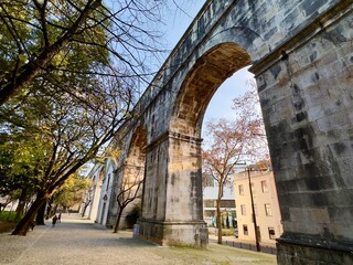 Fototapeta na wymiar Arco Triunfal das Amoreiras in Lissabon (Portugal)