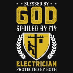 Electricians graphic design 