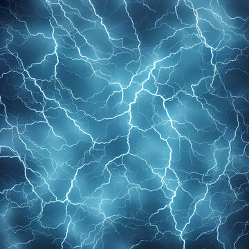 High-Resolution Thunder Storm Overlay Texture Background Showcasing the Dynamic and Intricate Patterns of a Storm, Perfect for Adding a Touch of Energy to any Design and Conveying a Sense of Power