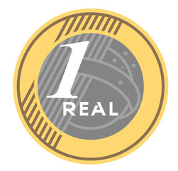 Moeda Brasileira 1 Real