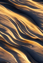 Seamless Sand Waves Pattern
