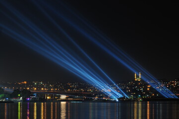 Fototapeta na wymiar istanbul and fireworks