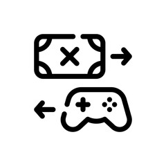 free game line icon