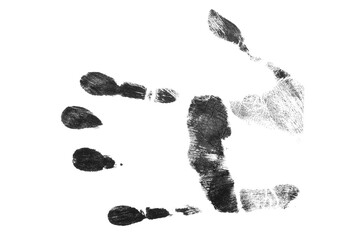 fingerprint hand palm texture png isolated 