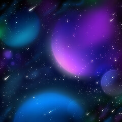 Galaxy background illustration