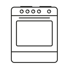 coocker stove icon vector cooking symbol logo template