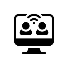 videocall glyph icon