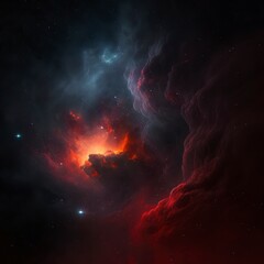 realistic galaxy nebula background,  space wallpaper, generative AI