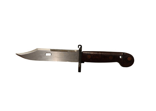 rusty old ak-47 bayonet