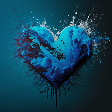 Abstract colourful heart image for wallapers - Illustrations