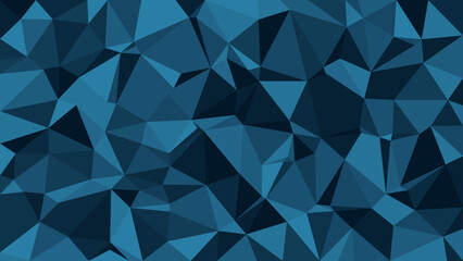 Obraz premium Blue low poly background. Аbstract Blue background, low poly textured triangle shapes in random pattern, Banner, geometry, polygonal