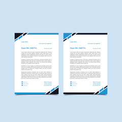 Modern Business style Letterhead Design Template, Abstract Letterhead Design, Letterhead Template for your project