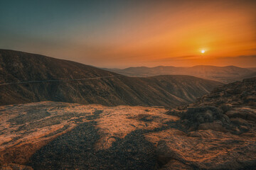 Obraz na płótnie Canvas tramonto canarie