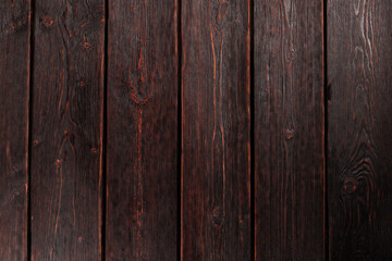 Dark old wooden table texture background top view copy space and place for advertising