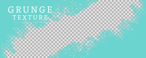 blue grunge texture on transparent background vintage pattern dirty element crack template