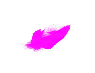 Pink watercolor isolated brush. Beautiful brushes for draw